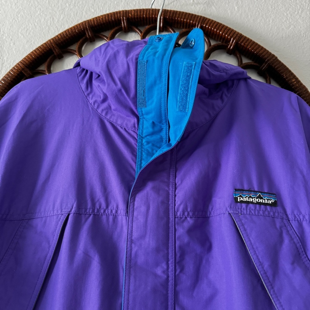 Vintage 90s Patagonia Mountain Lightweight Jacket Size L Purple Retro Y2K - Picture 4 of 12